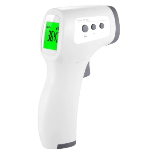 Non contact Infrared Thermometer 3 Color LCD Backlight Display